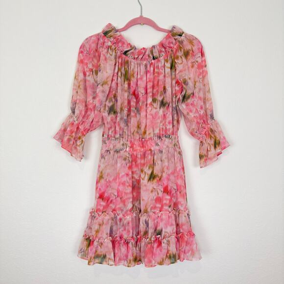 MISA Los Angeles Danae Mini Dress in Taza Floral Size Small - Picture 3 of 9